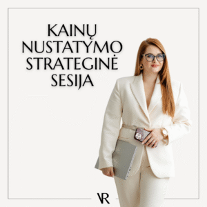 Kainų nustatymo strateginė sesija