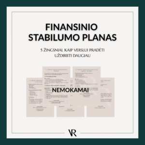 Nemokamas finansinio stabilumo planas