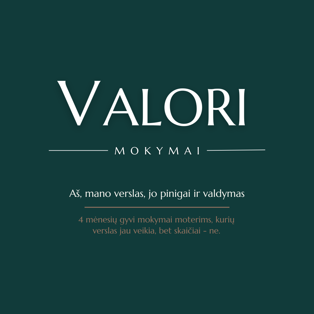 VALORI mokymai