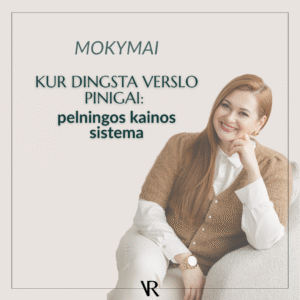 Mokymai "Kur dingsta verslo pinigai: pelningos kainos sistema"